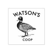 ファミリークープ |アヒルの卵スタンプ ラバースタンプ (インプリント)