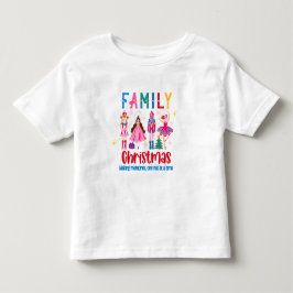 ファミリーグループ 楽しいクリスマス 、 クルミ割り人形バレエ トドラーTシャツ