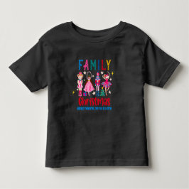 ファミリーグループ 楽しいクリスマス クルミ割り人形バレエ トドラーTシャツ