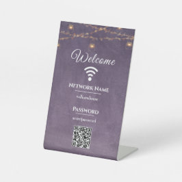 ファミリーゲストエレガントビジネスWIFIパスワード 台座サイン