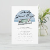ファミリーゲームナイトゲームコンソールゲーマー 招待状 (スタンド正面)