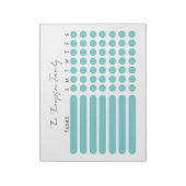 ファミリーコアグラフコマンドセンターキッズプランナー ノートパッド (回転)