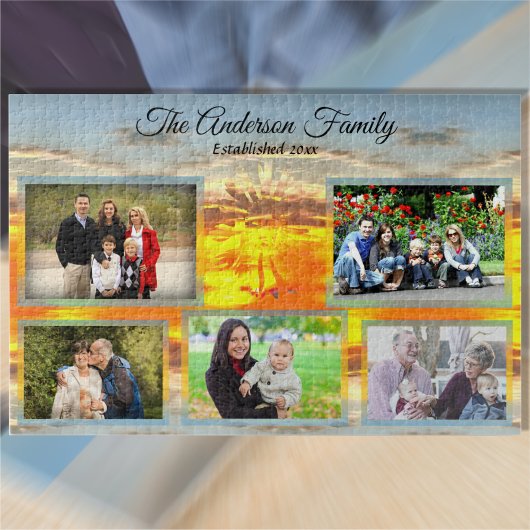 ファミリーコラージュサンセットスカイ2295 ジグソーパズル