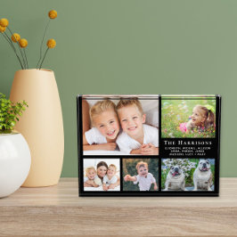 ファミリーコラージュブラック フォトブロック