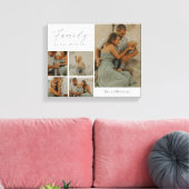 ファミリーコラージュモダン素朴カスタムキャンバスプリント キャンバスプリント (インサイチュ (リビング))