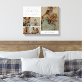 ファミリーコラージュモダン素朴カスタムキャンバスプリント キャンバスプリント (インサイチュ (寝室))