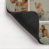 ファミリーコラージュ素朴モダンパーソナライズされたマウスパッド マウスパッド (コーナー)