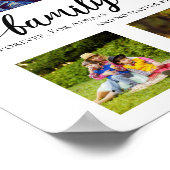 ファミリーコラージュ3フォーエバーフォーエバーフォーズ引用文 ポスター (角)