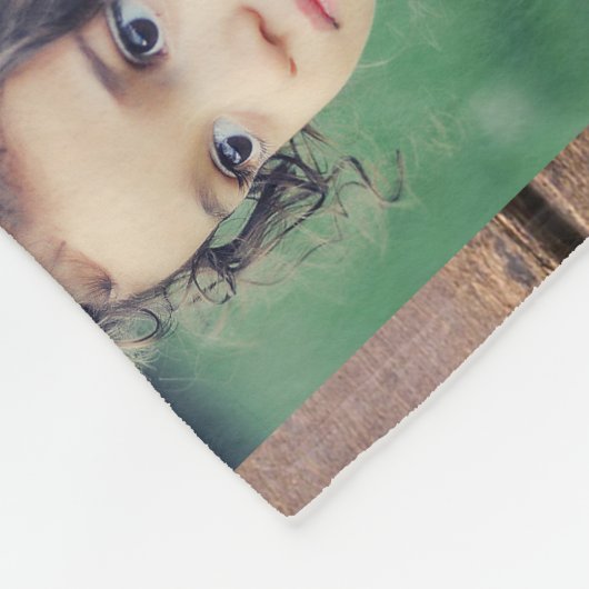 ファミリーコレ素朴ージ6枚写真家名木材 フリースブランケット (角)