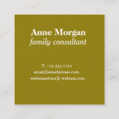 ファミリーコンサルタントオリジナルスクエアビジネスカード スクエア名刺 (裏面)