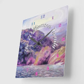 ファミリーコースタルイェラパへプエルト1620 スクエア壁時計 (傾斜)