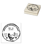 ファミリーコープヘンエッグカートンスタンプ ラバースタンプ (押印)