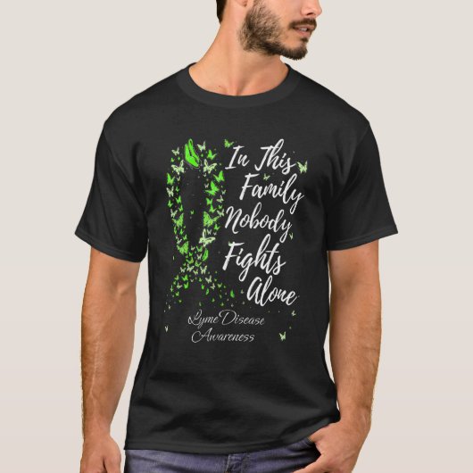 ファミリーサポートライム病認識度 Tシャツ (正面)