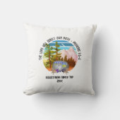 ファミリーサマーキャンピングクリスチャンヴァンライフ クッション (正面)