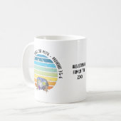 ファミリーサマーキャンピングクリスチャンヴァンライフ コーヒーマグカップ (正面左)