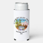 ファミリーサマーキャンピングクリスチャンヴァンライフ スリム缶クーラー (Seltzer正面)