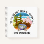 ファミリーサマーキャンピングクリスチャンヴァンライフ ノートブック (正面)