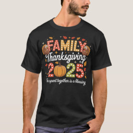 ファミリーサンクスギビングクルー 2025 マッチングターキー Tシャツ