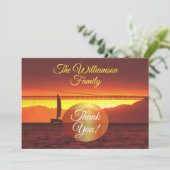 ファミリーサンセットサンセット1124 サンキューカード (スタンド正面)