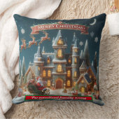 ファミリーサンタクロースクリスマカラフル装飾用クッション クッション (ブランケット)