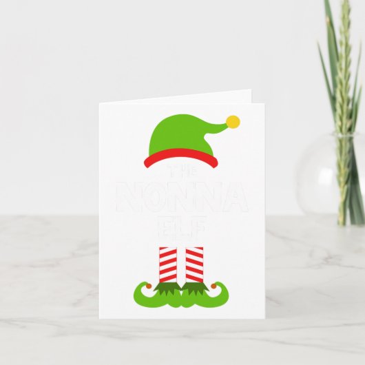 ファミリーザノンナ小妖精や小人クリスマスマッチングパジャマPj カード (正面)