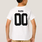 ファミリーシカスタムャツ，ネームボーイズナンバーシャツ Tシャツ (裏面)