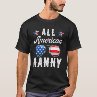 ファミリーシャツオールアメリカンナニーUs 7月4日Pa Tシャツ
