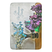 ファミリーシルク&コーンフスク花2190 バスマット (正面縦)