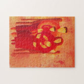 ファミリーシーコンテンポラリートアートポートレート絵画ズ ジグソーパズル (横)