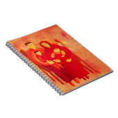 ファミリーシーコンテンポラリートアートポートレート絵画ズ ノートブック (右側)