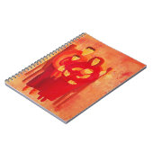 ファミリーシーコンテンポラリートアートポートレート絵画ズ ノートブック (左側)