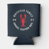 ファミリーシーフードパーティー7月4日カスタム 缶クーラー (正面)