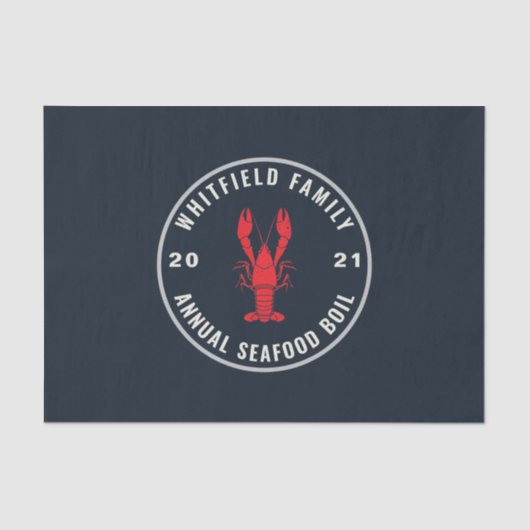 ファミリーシーフードパーティー7月4日カスタム 薄葉紙 (正面)