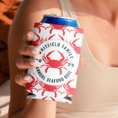 ファミリーシーフードボイルカパーソナライズされたニ 缶クーラー