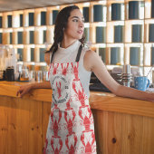 ファミリーシーフードボイルパーソナライズされたロブスター エプロン