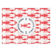 ファミリーシーフードボイルロブスターパーティーパターカスタムン テーブルクロス (正面(横))