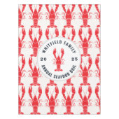 ファミリーシーフードボイルロブスターパーティーパターカスタムン テーブルクロス (正面)