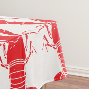 ファミリーシーフードボイルロブスターパーティーパターカスタムン テーブルクロス