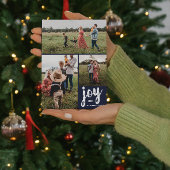 ファミリージョイホリデークリスマスフォトカード シーズンカード