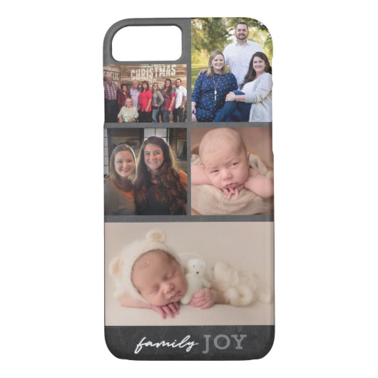 ファミリージョイ5フォトコラージュ Case-Mate iPhoneケース (裏面)