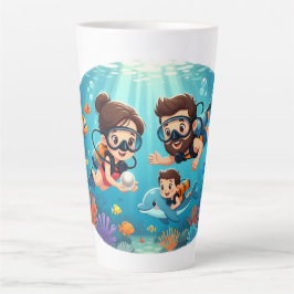 ファミリースキューバダイビングアドベンチャー カフェラテマグ
