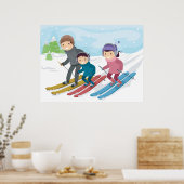 ファミリースキー ポスター (キッチン)