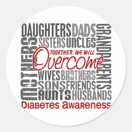 ファミリースクウェア糖尿病 ラウンドシール (正面)