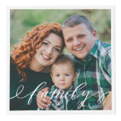 ファミリースクミニマルリプトエレガントと5フォトコラージュ フォトキューブ (正面)