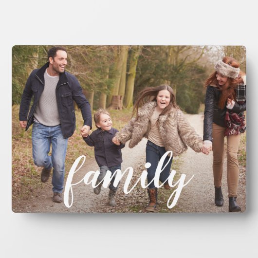 ファミリースクリプトオーバーレイ写真 フォトプラーク (正面)