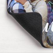 ファミリースクリプトオーバーレイ写真 マウスパッド (コーナー)