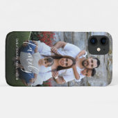 ファミリースクリプトオーバーレイ写真 Case-Mate iPhoneケース (裏面(横))