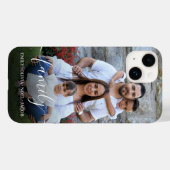 ファミリースクリプトオーバーレイ写真 Case-Mate iPhoneケース (裏面 (横))
