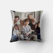 ファミリースクリプトコラージュシック クッション (裏面)