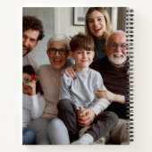 ファミリースクリプトコラージュシック ノートブック (裏面)